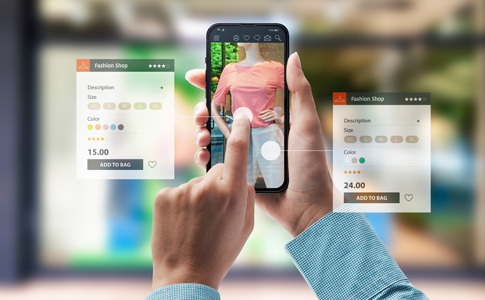 virtual try on using AR
