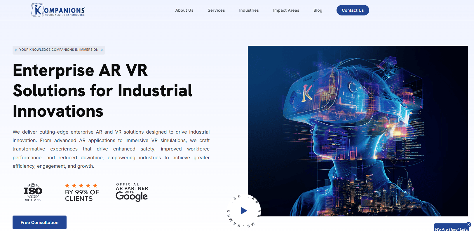 kompanions industrial vr development company